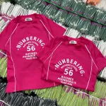 Áo Thun Nữ Cổ Tròn Baby Tee In Chữ Numbering Mạc AH787