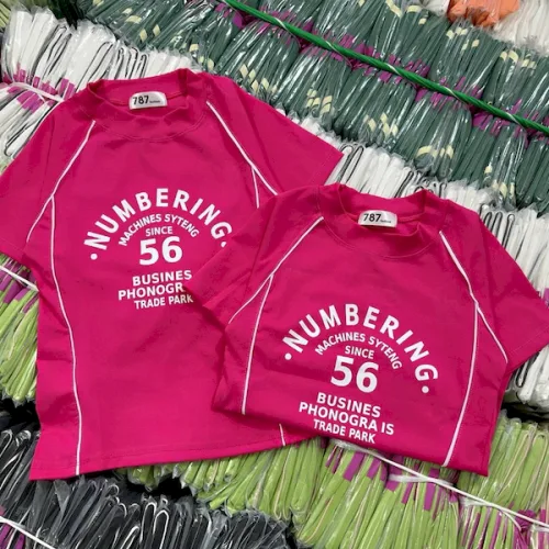 Áo Thun Nữ Cổ Tròn Baby Tee In Chữ Numbering Mạc AH787