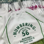 Áo Thun Nữ Cổ Tròn Baby Tee In Chữ Numbering Mạc AH787