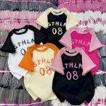 Áo Thun Nữ Cổ Tròn Baby Tee In Chữ STHLM 08 Mạc AH787