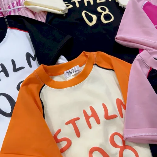 Áo Thun Nữ Cổ Tròn Baby Tee In Chữ STHLM 08 Mạc AH787