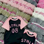 Áo Thun Nữ Cổ Tròn Baby Tee In Chữ STHLM 08 Mạc AH787