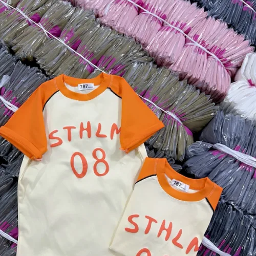 Áo Thun Nữ Cổ Tròn Baby Tee In Chữ STHLM 08 Mạc AH787