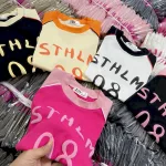 Áo Thun Nữ Cổ Tròn Baby Tee In Chữ STHLM 08 Mạc AH787