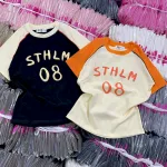 Áo Thun Nữ Cổ Tròn Baby Tee In Chữ STHLM 08 Mạc AH787