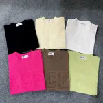 Áo Thun Nữ Cổ Tròn Baby Tee In Dập Nổi Chữ ICE Mạc AH787
