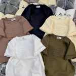 Áo Thun Nữ Cổ Tròn Baby Tee In Dập Nổi Chữ Nhuyễn Mạc AH787