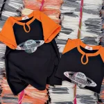 Áo Thun Nữ Cổ Tròn Baby Tee In Hình Cổ Khoét Giọt Nước Mạc AH787