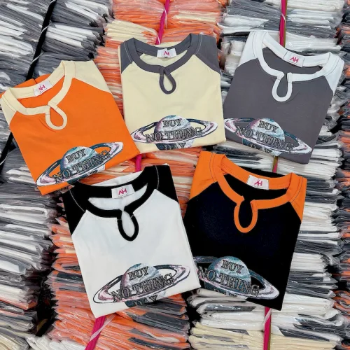 Áo Thun Nữ Cổ Tròn Baby Tee In Hình Cổ Khoét Giọt Nước Mạc AH787