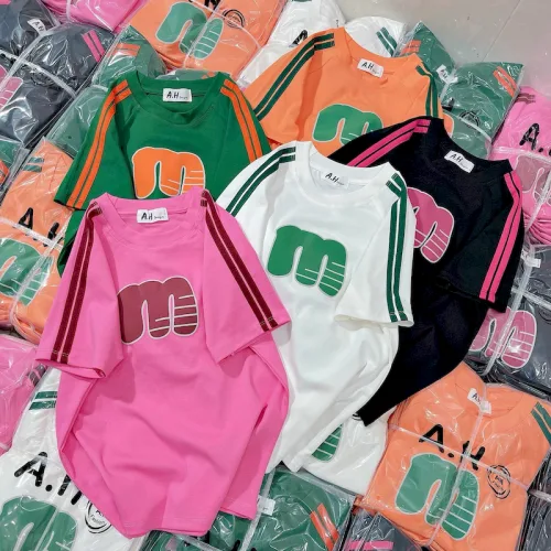 Áo Thun Nữ Cổ Tròn Baby Tee In Hình Trái Tim Mạc AH787