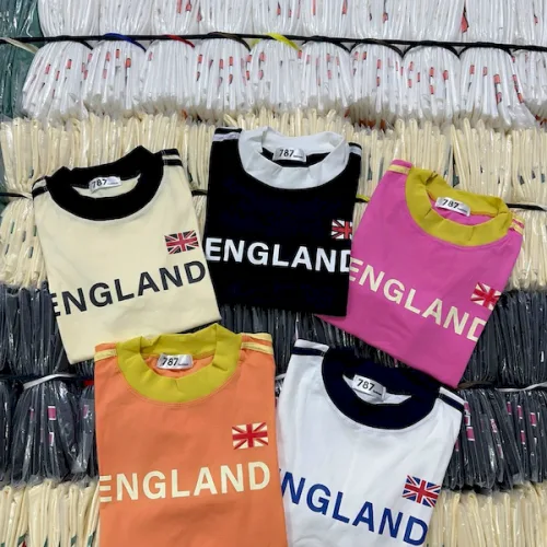 Áo Thun Nữ Cổ Tròn Baby Tee In Logo Chữ ENGLAND Mạc AH787