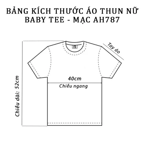 Áo Thun Nữ Cổ Tròn Baby Tee In Logo Chữ ENGLAND Mạc AH787