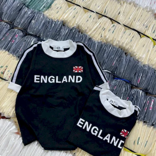 Áo Thun Nữ Cổ Tròn Baby Tee In Logo Chữ ENGLAND Mạc AH787