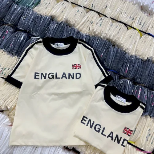 Áo Thun Nữ Cổ Tròn Baby Tee In Logo Chữ ENGLAND Mạc AH787