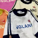 Áo Thun Nữ Cổ Tròn Baby Tee In Logo Chữ ENGLAND Mạc AH787