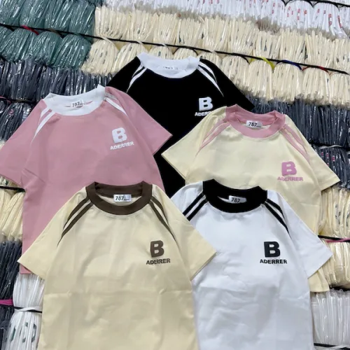 Áo Thun Nữ Cổ Tròn Baby Tee In Logo Ngực Chữ B Mạc AH787