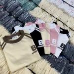 Áo Thun Nữ Cổ Tròn Baby Tee In Logo Ngực Chữ B Mạc AH787