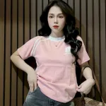 Áo Thun Nữ Cổ Tròn Baby Tee In Logo Ngực Chữ B Mạc AH787
