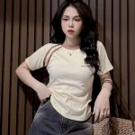 Áo Thun Nữ Cổ Tròn Baby Tee In Logo Ngực Chữ B Mạc AH787