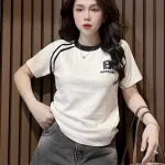 Áo Thun Nữ Cổ Tròn Baby Tee In Logo Ngực Chữ B Mạc AH787