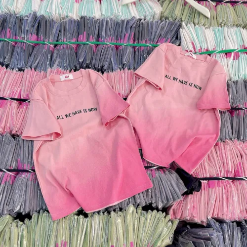 Áo Thun Nữ Cổ Tròn Baby Tee In Màu Loang Mạc AH787