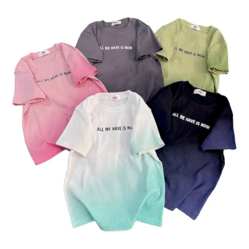 Áo Thun Nữ Cổ Tròn Baby Tee In Màu Loang Mạc AH787