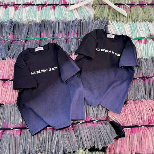 Áo Thun Nữ Cổ Tròn Baby Tee In Màu Loang Mạc AH787