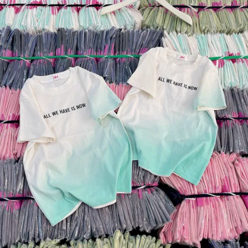 Áo Thun Nữ Cổ Tròn Baby Tee In Màu Loang Mạc AH787
