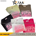 Áo thun nữ cổ tròn Baby Tee ôm body từ 35kg - 55kg in chữ hello friend