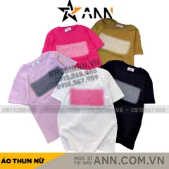 Áo thun nữ cổ tròn Baby Tee ôm body từ 35kg - 55kg in chữ nổi