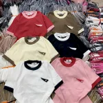 Áo Thun Nữ Cổ Tròn Baby Tee Phối Túi Giả Mini Mạc AH787