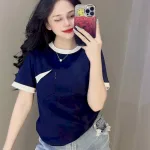 Áo Thun Nữ Cổ Tròn Baby Tee Phối Túi Giả Mini Mạc AH787
