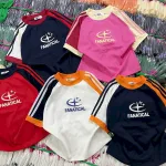 Áo Thun Nữ Cổ Tròn Baby Tee Tay Phối Màu In Hình Ngôi Sao AH787