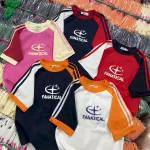 Áo Thun Nữ Cổ Tròn Baby Tee Tay Phối Màu In Hình Ngôi Sao AH787