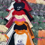 Áo Thun Nữ Cổ Tròn Baby Tee Tay Phối Màu In Hình Ngôi Sao AH787