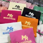 Áo Thun Nữ Cổ Tròn Baby Tee Tay Viền Sọc In Chữ Nổi MR AH787