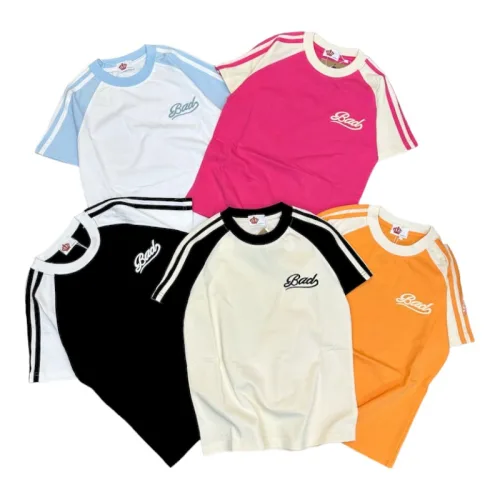 Áo Thun Nữ Cổ Tròn Baby Tee Tay Viền Sọc Màu Mạc AH787