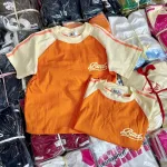Áo Thun Nữ Cổ Tròn Baby Tee Tay Viền Sọc Màu Mạc AH787