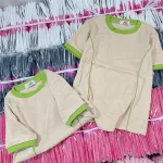 Áo Thun Nữ Cổ Tròn Baby Tee Trơn Viền Sọc Eo Mạc AH787