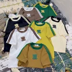 Áo Thun Nữ Cổ Tròn Baby Tee Viền Bo Màu In Chữ Gấu Mạc AH787