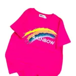 Áo Thun Nữ Cổ Tròn Form Ôm Body In Hình Size S(40-52kg)