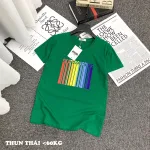 Áo thun nữ cổ tròn form suông in chữ màu