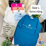 Áo Thun Nữ Cổ Tròn Form Rộng In Hình Size L(55-75kg)