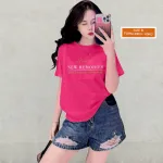 Áo Thun Nữ Cổ Tròn Form Vừa In Chữ New Memories Size M(40-60kg)