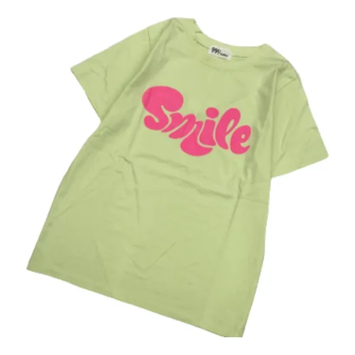 Áo Thun Nữ Cổ Tròn Form Vừa In Chữ SMILE Size M(40-60kg)