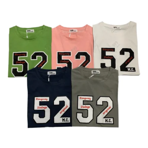 Áo Thun Nữ Cổ Tròn Form Vừa In Số 52 Size M(40-60kg)