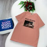 Áo Thun Nữ Cổ Tròn In chữ BEST REVIEW form ôm suông rộng size L(45-65kg)