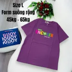 Áo Thun Nữ Cổ Tròn In chữ ENCOUER form ôm suông rộng size L(45-65kg)