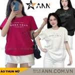 Áo Thun Nữ Cổ Tròn In chữ MORE THAN form ôm suông rộng size L(45-65kg)