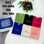 Áo Thun Nữ Cổ Tròn In chữ MORE THAN form ôm suông rộng size L(45-65kg)